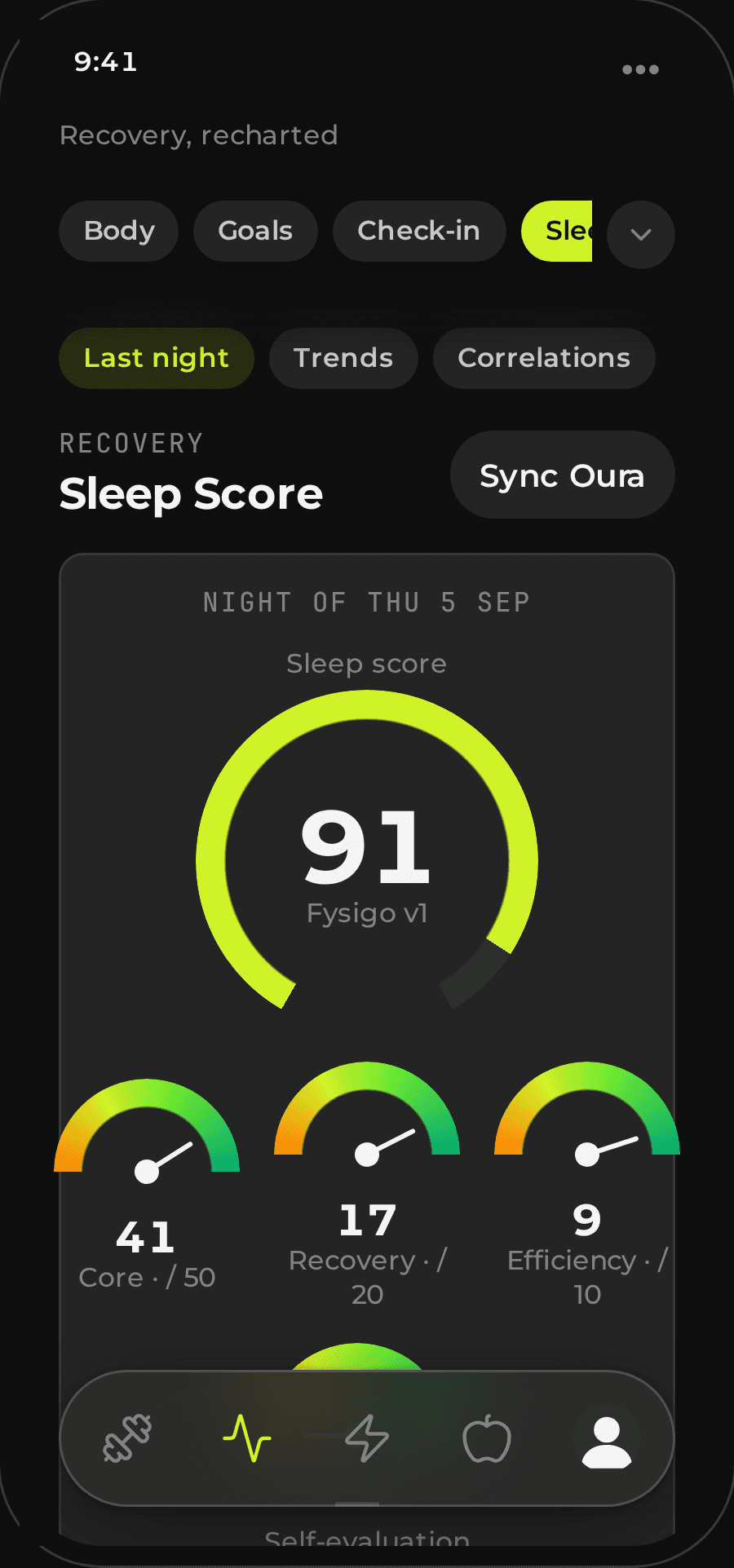 Sleep, straight from your Oura ring