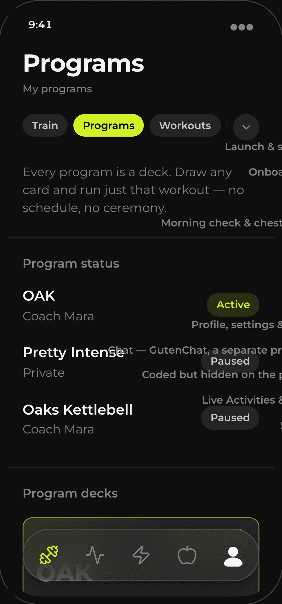 A library that runs your split